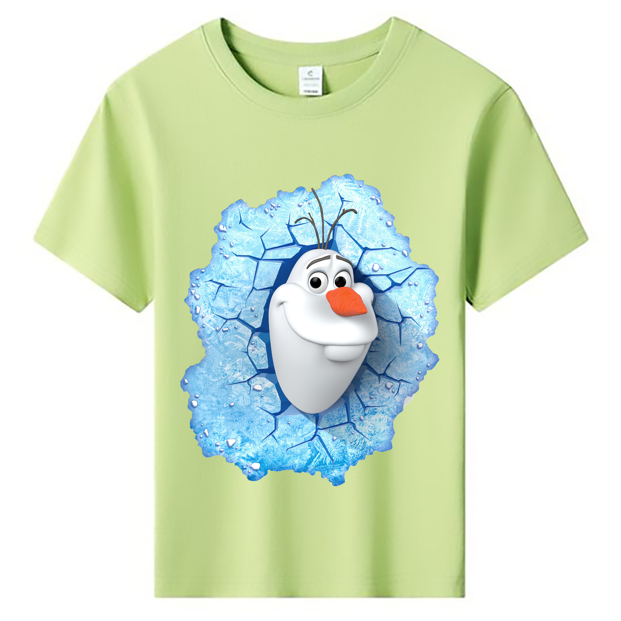 （画像用） アナと雪の女王 アンナ エルサ Frozen Anna Elsa 綿100％キッズTシャツ（フロントプリント）